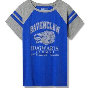 Harry Potter Ravenclaw Classic Fit Cotton Varsity Boatneck Tee Size 6X